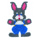 placa pegboard conejo para hama beads midi 
