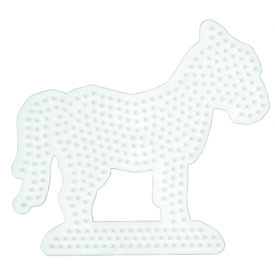 placa pegboard caballo para hama beads midi