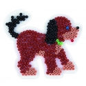 placa pegboard perro para hama beads midi