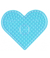 placa pegboard corazón para hama beads maxi