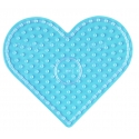 placa pegboard corazón para hama beads maxi
