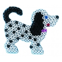placa pegboard perro para hama beads maxi