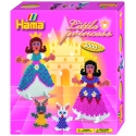pack de inicio pequeña princesa (3000 piezas, 4 soportes y  1 placa pegboard) hama beads midi