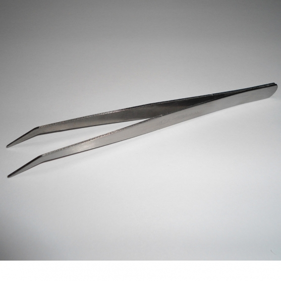 pinzas con pico torcido en plata mate 12,5 cm hama beads