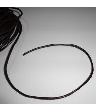 cordón de cuero artificial 2 mm marrón hama beads