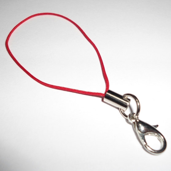 cuelgamóvil con cierre mosquetón hama beads