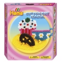 pack my pocket hama cup cake (1000 piezas, 3 soportes y 1 placa pegboard) hama beads midi