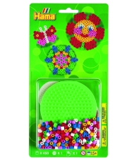 blister circulo pequeño (450 piezas y 1 placa pegboard) hama beads midi