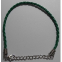 pulsera de cuero 20 cm hama beads 