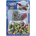 pack blister avión (250 piezas, 2 soportes y placa pegboard) hama beads maxi