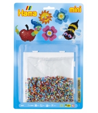 blister primavera (5000 piezas y 1 placa pegboard ) hama beads mini