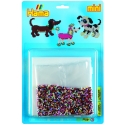blister perros (5000 piezas y 1 placa pegboard) hama beads mini