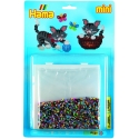 blister gatos  (5000 piezas y 1 placa pegboard ) hama beads mini