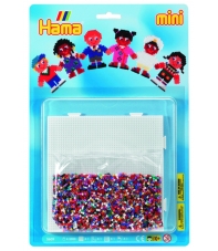 blister niños del mundo (5000 piezas y 1 placa pegboard ) hama beads mini