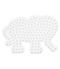 placa pegboard elefante pequeño  para hama beads midi