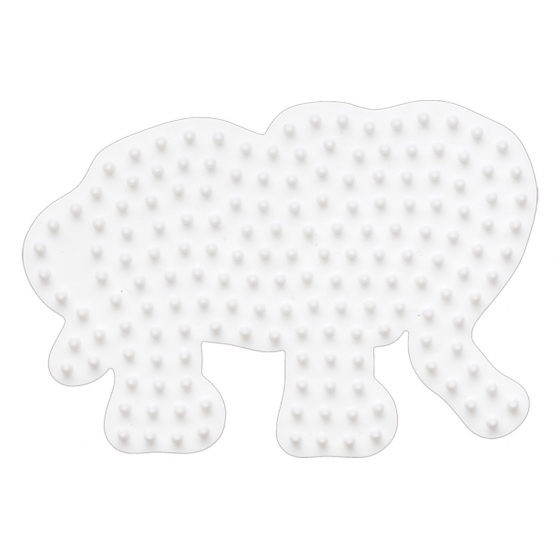 placa pegboard elefante pequeño  para hama beads midi