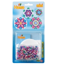 blister círculo (2000 piezas y 1 placa pegboard) hama beads mini