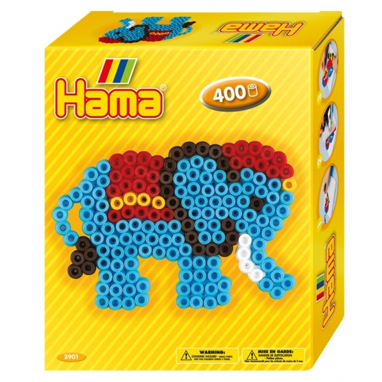 pack de inicio pequeño elefante (400 piezas y 1 placa pegboard)
