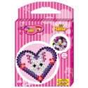 pack de inicio corazón (350 piezas y placa pegboard) hama beads maxi