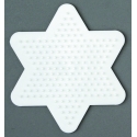 placa pegboard estrella pequeña para hama beads midi