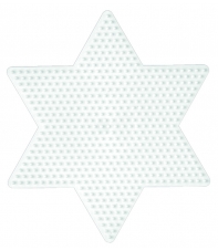 placa pegboard estrella para hama beads midi