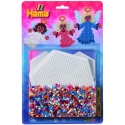 blister ángeles (1100 piezas y 1 placa pegboard) hama beads midi