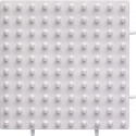 placa pegboard cuadrada 10 x 10 cm conectable para hama beads maxi