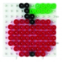 placa pegboard cuadrada 10 x 10 cm conectable para hama beads maxi