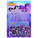 blister unicornio (2000 piezas y 1 placa pegboard) hama beads midi