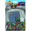 blister camión (2000 piezas y 1 placa pegboard) hama beads midi