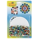 blister redonda (1100 piezas y 1 placa pegboard) hama beads midi