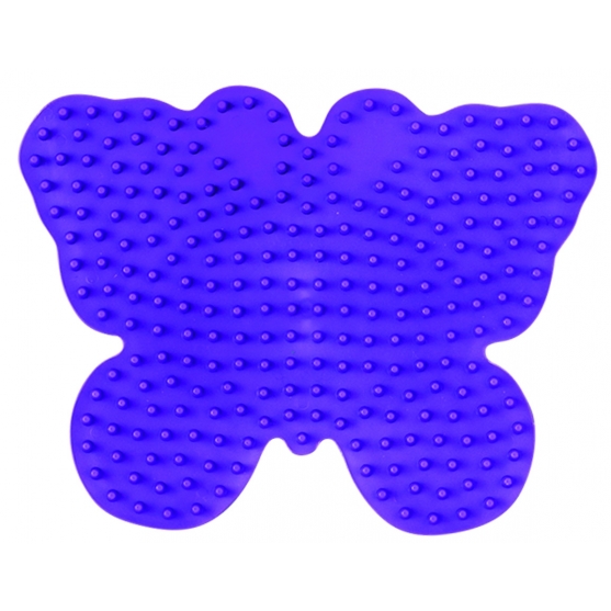 placa pegboard mariposa lila para hama beads midi