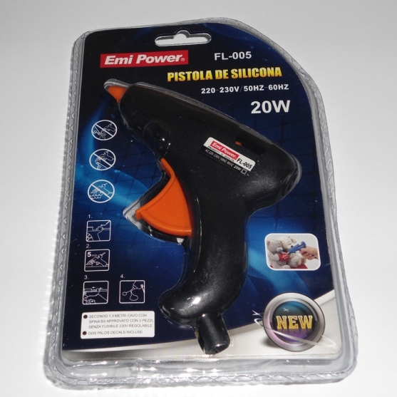 pistola de pegamento caliente 20w hama beads