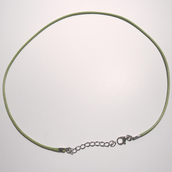 collares cuerda de cera con cierre mosquetón 43,5 cm hama beads