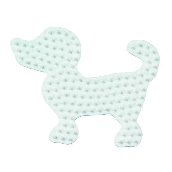 placa pegboard perro pequeño para hama beads midi