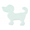 placa pegboard perro pequeño para hama beads midi