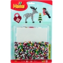 blister navidad (1100 piezas y 1 placa pegboard) hama beads midi