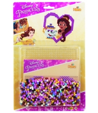 blister princesas disney (1100 piezas y 1 placa pegboard) hama beads midi