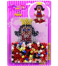 pack blister princesa (250 piezas, 2 soportes y placa pegboard) hama beads maxi