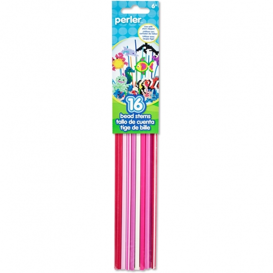 tallos de piezas colores corazón perler