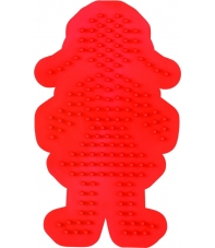 placa pegboard niña roja para hama beads midi