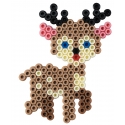 pack de inicio navidad 2 (2000 piezas y placa pegboard) hama beads midi