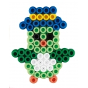 pack de inicio osito y coche (900 piezas, 2 soportes y 2 placas pegboards) hama beads maxi