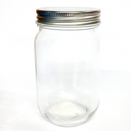 bote de cristal circular 195ml