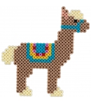 pack de inicio alpacas (2000 piezas y placa pegboard) hama beads midi