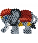 blister elefante pequeño (450 piezas y 1 placa pegboard) hama beads midi