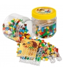 pack de inicio (400 piezas y 2 placas pegboards) hama beads maxi