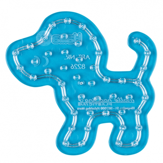 placa pegboard perro pequeña para hama beads maxi