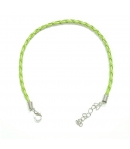 pulsera de cuero 20 cm hama beads 