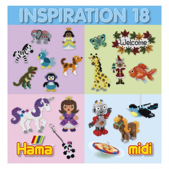 cuaderno diseños hama beads midi inspiration 18, 63 páginas